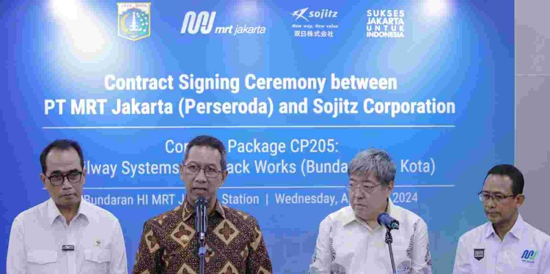 Percepat Pembangunan Fase 2A MRT Jakarta, Heru Gandeng Konsultan Jepang