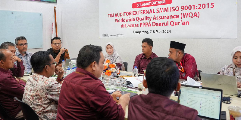 Keempat Kalinya, Laznas PPPA Daarul Qur’an Raih Rekomendasi Sertifikasi ISO 9001:2015