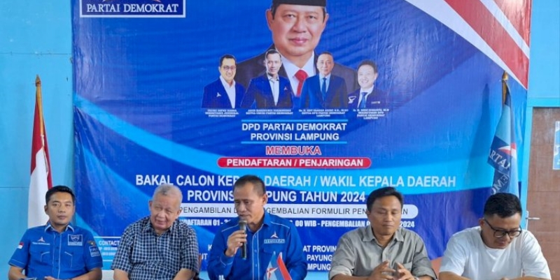 Yusuf Kohar Daftar Cagub Lampung Lewat Nasdem dan Demokrat
