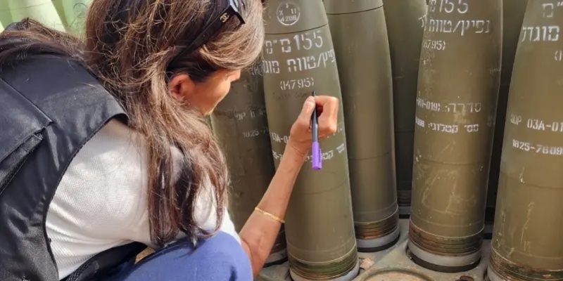 Mantan Pesaing Trump, Nikki Haley Tulis "Habisi Mereka" di Cangkang Rudal Israel