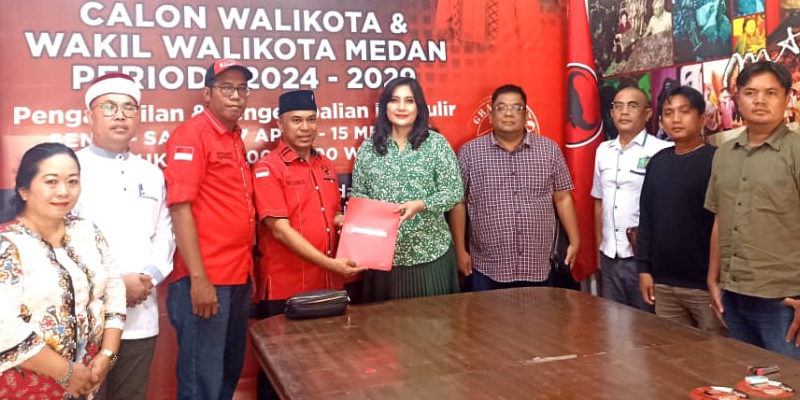 Maju di Pilkada Medan, Senioren GAMKI Suryani Paskah Daftar ke PDIP dan PKB