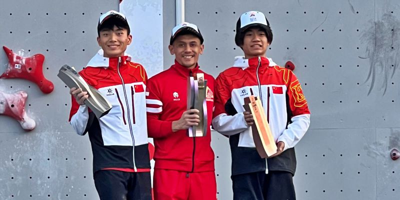 Atlet Panjat Tebing Indonesia Sabet Emas dan Perak di Shanghai