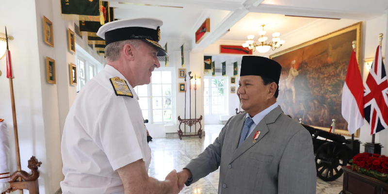Panglima Angkatan Bersenjata Inggris Kunjungi Prabowo di Kemhan, Ini yang Dibahas