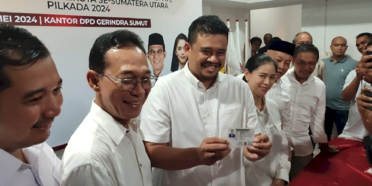Sebelum Mendaftar Cagub, Bobby Nasution Terlebih Dahulu Daftar Masuk Kader Gerindra