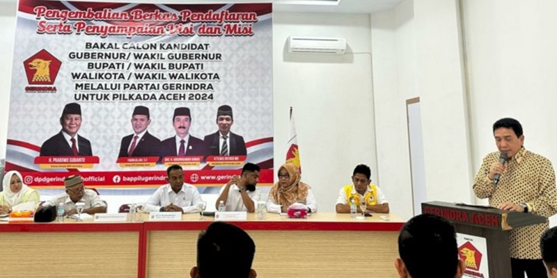 Pentolan Golkar Aceh Serahkan Berkas Nyagub ke Gerindra