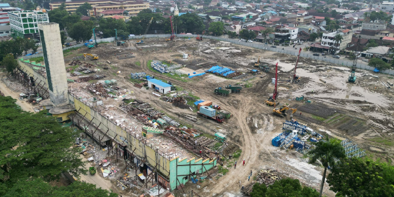 Stadion Teladan Medan Dibongkar, Sisa Material Dilelang Rp 1,6 M