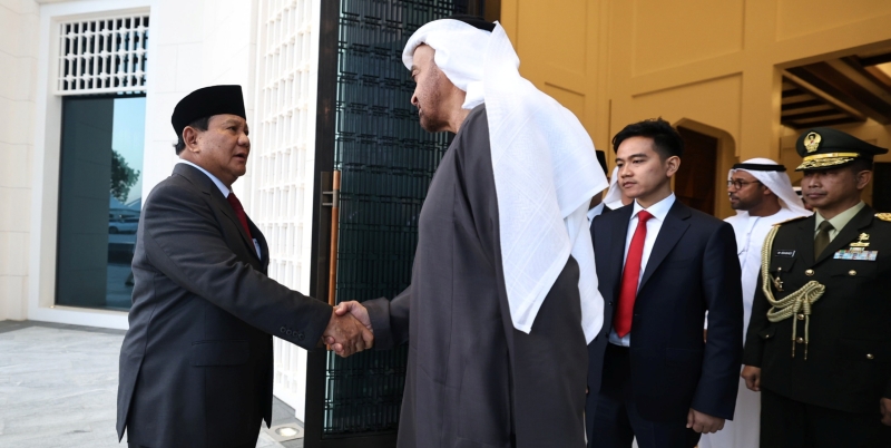 Cawapres Terpilih Dampingi Prabowo Bertemu Presiden UEA