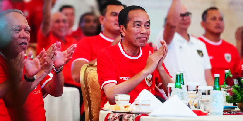 Jokowi Semangati Garuda Muda Raih Tiket Olimpiade Paris