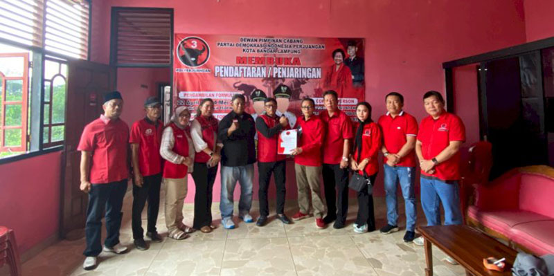 Ketua DPC PDIP Ramaikan Pilkada Bandar Lampung