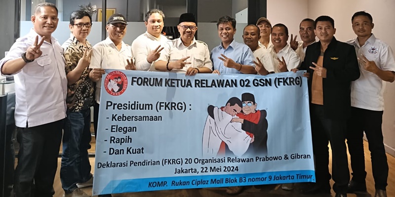 Relawan Prabowo-Gibran Dirikan FKRG Kawal Pemerintahan Mendatang