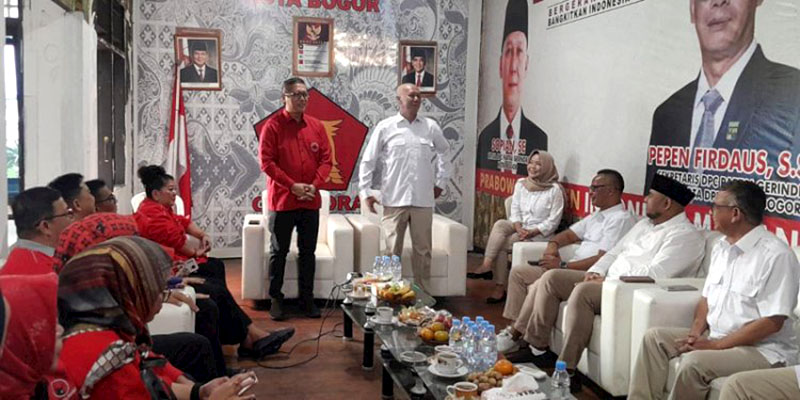 Ngebet Berkoalisi di Pilwalkot Bogor, PDIP dan Gerindra Tunggu Putusan DPP