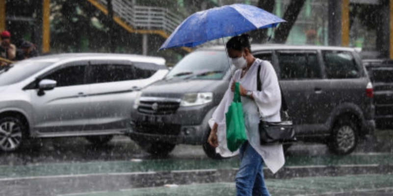Jaksel dan Jaktim Berpotensi Hujan Petir pada Sore Hari