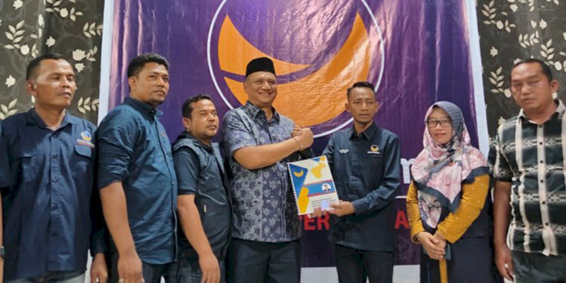 Wakapolda Aceh Armia Fahmi Daftar Bacalon Bupati Atam Lewat Nasdem