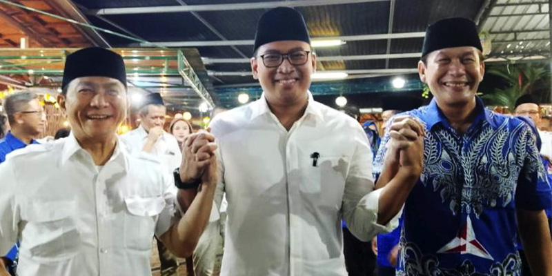 Difasilitasi Sudaryono, Demokrat dan Gerindra Sepakat Koalisi