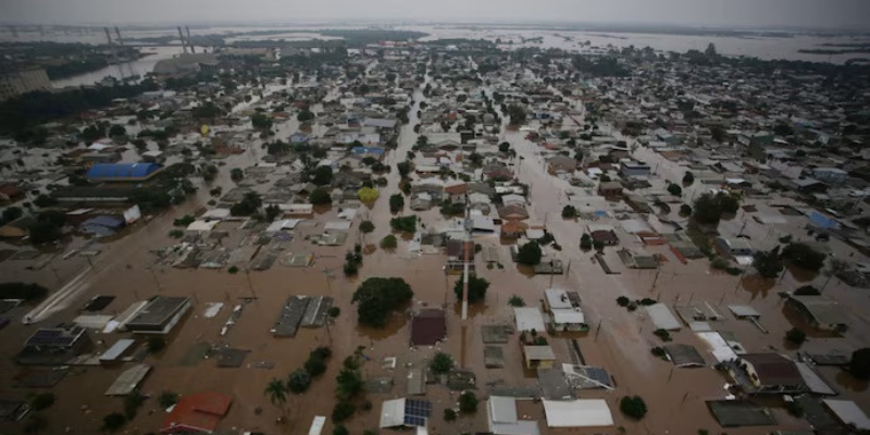 Brasil Dilanda Banjir Bandang, 55 Tewas dan 69.000 Warga Mengungsi