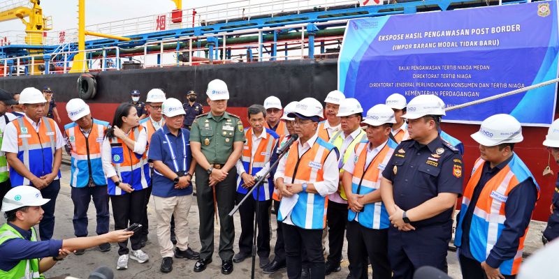 Kemendag Amankan Satu Kapal Tanpa Kelengkapan Dokumen Impor di Palembang