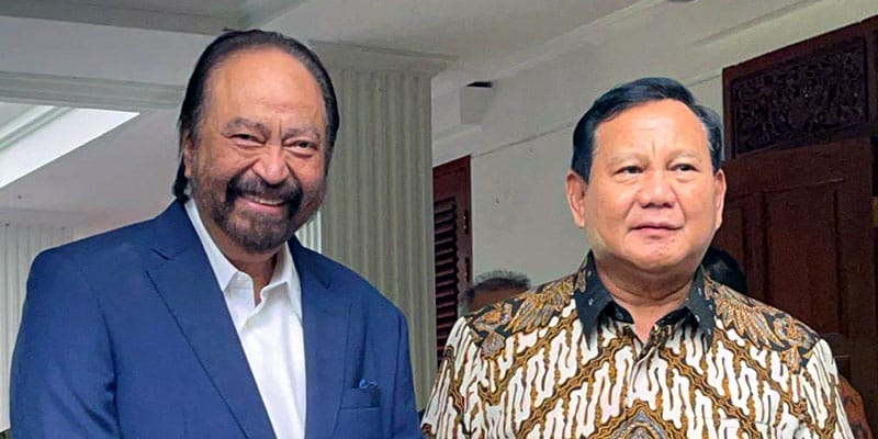 Surya Paloh Sungkan Minta Jatah Menteri ke Prabowo