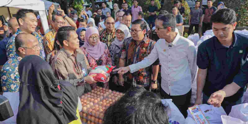 Heru Budi Luncurkan Beras Padi Wangi dan Ciwangi