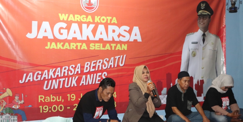 Warga Jagakarsa Minta Anies Lanjutkan Urus Jakarta