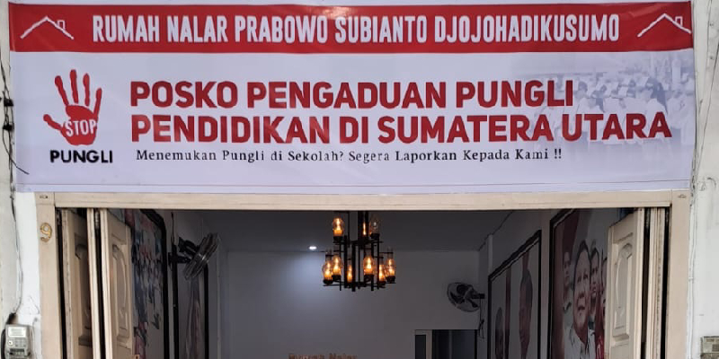 Rumah Nalar Prabowo Subianto Buka Posko Pengaduan Pungli Pendidikan di Sumut