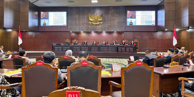 Bacakan Putusan PHPU Legislatif 2024, Ketua MK Larang Ada Interupsi