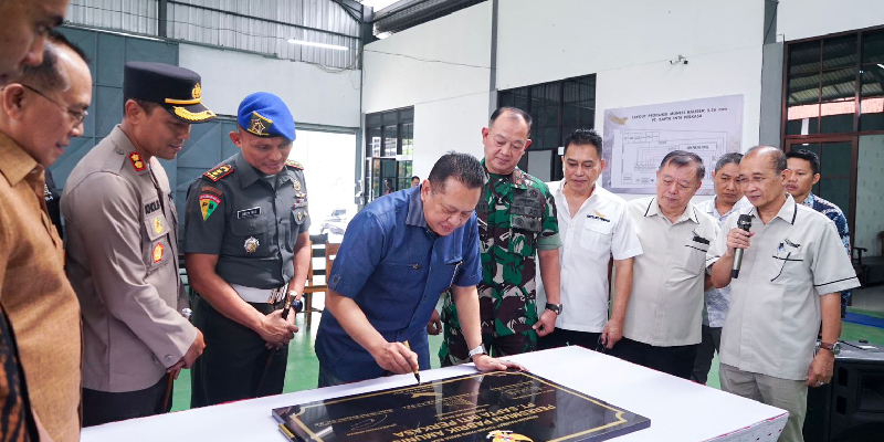 Bamsoet Resmikan Operasional Pabrik Amunisi Swasta Pertama Indonesia di Malang