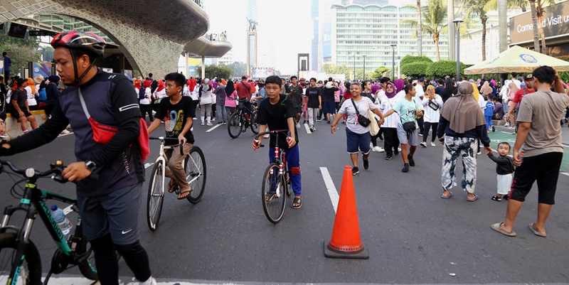 Cegah Kejahatan, Perketat Pengamanan Kawasan Car Free Day