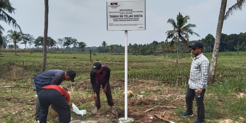 KPK Sita 54 Bidang Tanah di Lampung Selatan