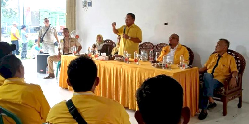 Hanan A Rozak Minta Dukungan Golkar Pringsewu