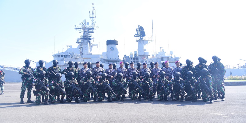 Satgas Rimpac 2024 TNI AL Siap Bertolak ke Hawaii