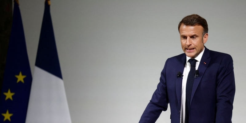 Macron Bangun Kekuatan Lawan Partai Sayap Kanan di Pemilu Prancis