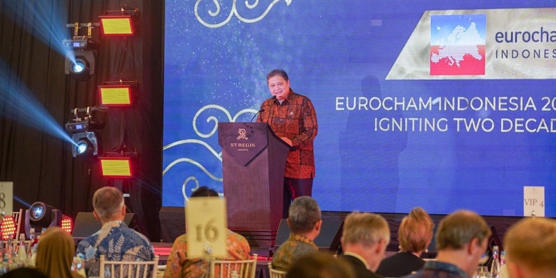 Airlangga Serukan EuroChamp Tingkatkan Kerja Sama Eropa-Indonesia