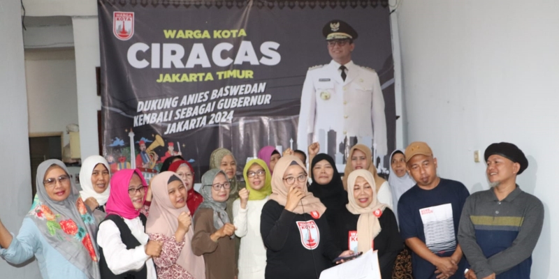 Warga Ciracas Dukung Anies Maju Lagi di Pilgub Jakarta