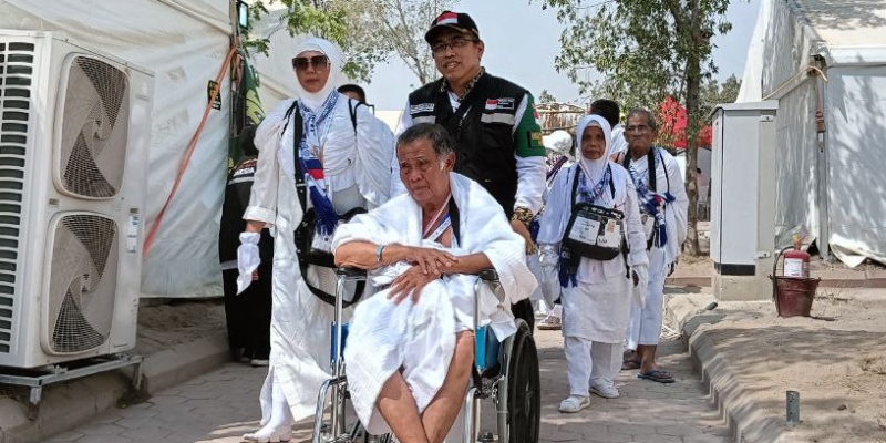 Kloter 40 jadi Jemaah Haji Indonesia Pertama Tiba di Arafah