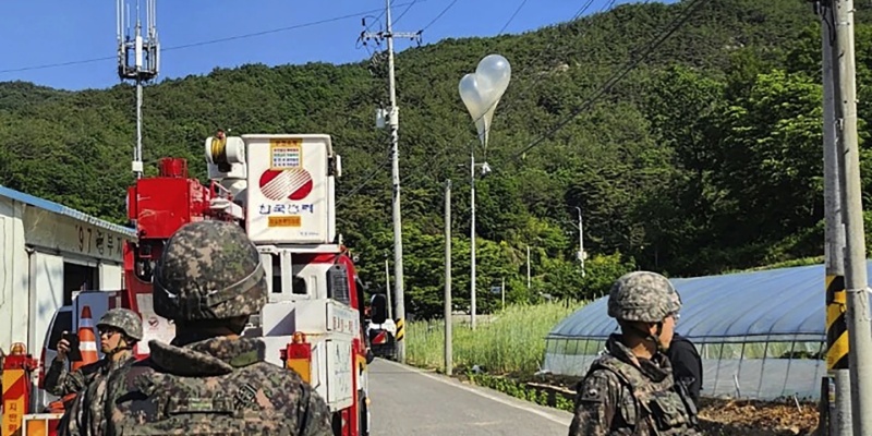 Korea Utara Kirim 600 Balon Sampah Baru ke Korea Selatan