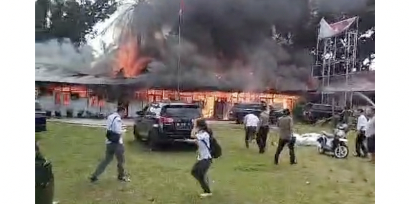 Kantor Terbakar, KPU Labura Cari Sekretariat Sementara