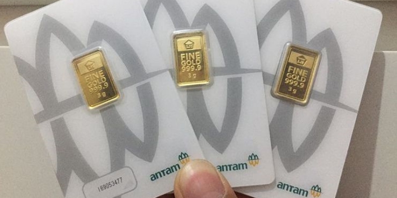 Emas Antam Naik Tipis Rp3.000, jadi Rp1.360.000 per Gram