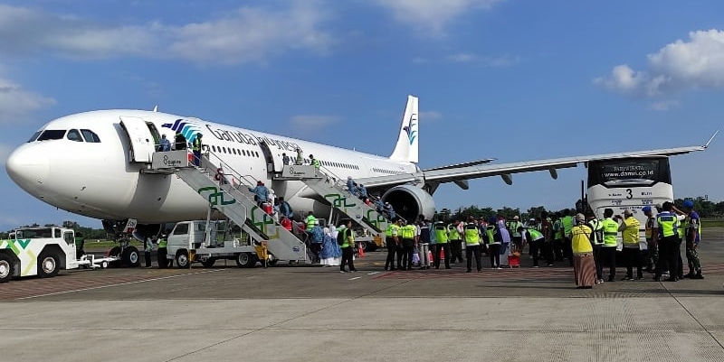 46 Kloter Jemaah Haji Gelombang I Pulang Lewat Madinah