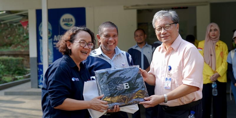 Kunjungi Lokasi CSR AQUA, Mahasiswa Pascasarjana UI Dapat Ilmu Sustainability Bisnis