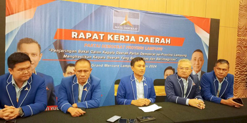 Demokrat Lampung Setor 120 Nama Bakal Cakada ke DPP