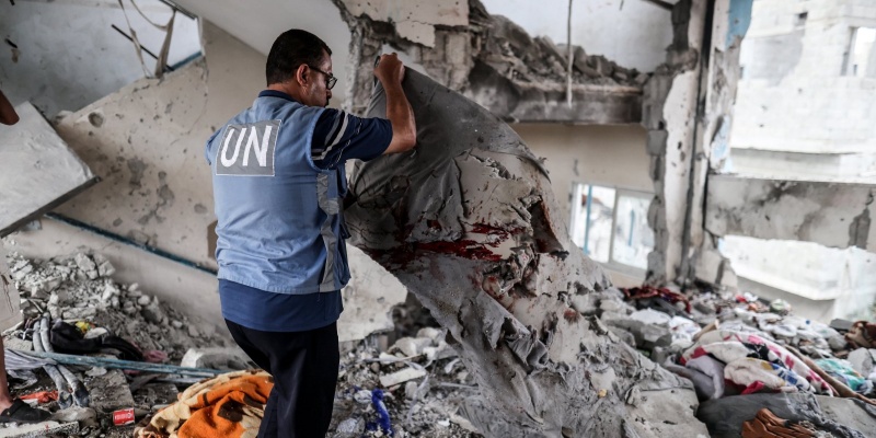 Israel Serang Sekolah UNRWA, Tewaskan 40 Orang