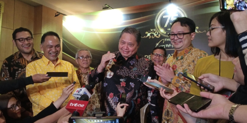 Balas Gerindra, Airlangga: Kader Golkar Memang <i>Gak</i> Ada Matinya