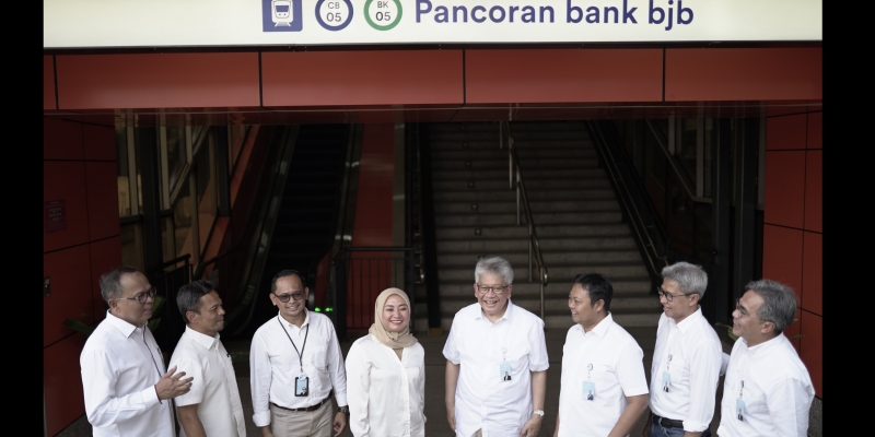 Stasiun LRT Pancoran Kini Ganti Nama "Pancoran bank bjb"