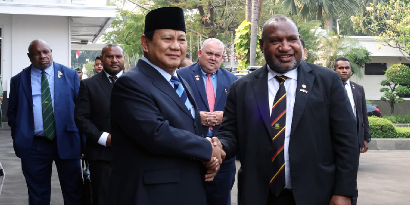 Prabowo Tawarkan Pendidikan Lembaga TNI Bagi Pemuda-Pemudi Papua Nugini