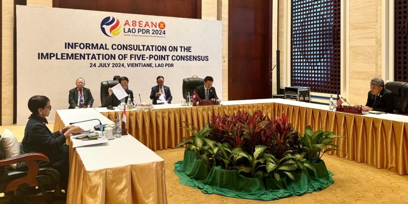 Menlu RI Dorong Penguatan Troika ASEAN Tangani Isu Myanmar