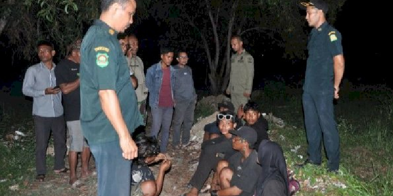 Resahkan Warga, Satpol PP/WH Aceh Besar Tertibkan Anak PUNK Asal Palembang