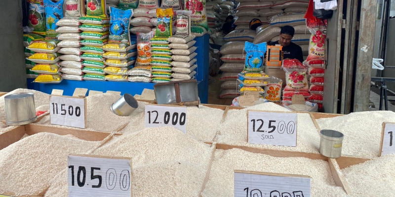 Harga Beras di Pasar Tradisional Stabil, Satu Kilo Rp13.000