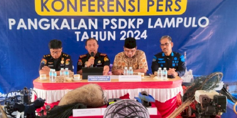 PSDKP Tangkap Dua Kapal Pengebom Ikan di Aceh