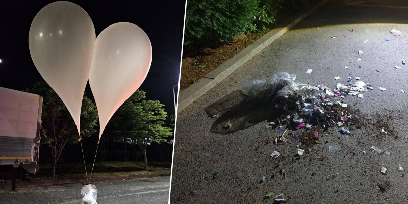 Balon Sampah Korut Teror Stabilitas Semenanjung Korea