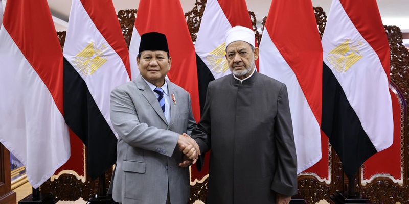 Imam Besar Al Azhar Mesir Doakan Prabowo Lancar Pimpin Indonesia